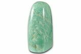 Free-Standing Chatoyant Polished Amazonite - Madagascar #349360-2